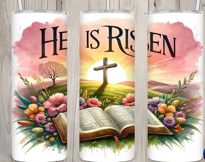 He Is Risen Sublimation Tumbler