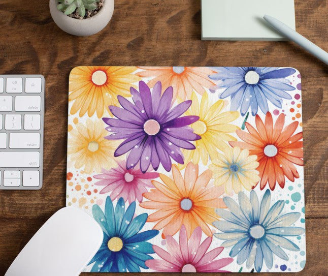 Watercolor Floral Mousepad