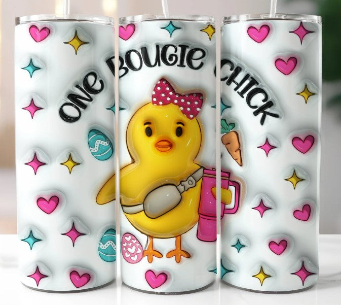 One Bougie Chick Sublimation Tumbler