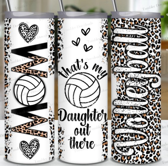 Volleyball Mom Sublimation Tumbler