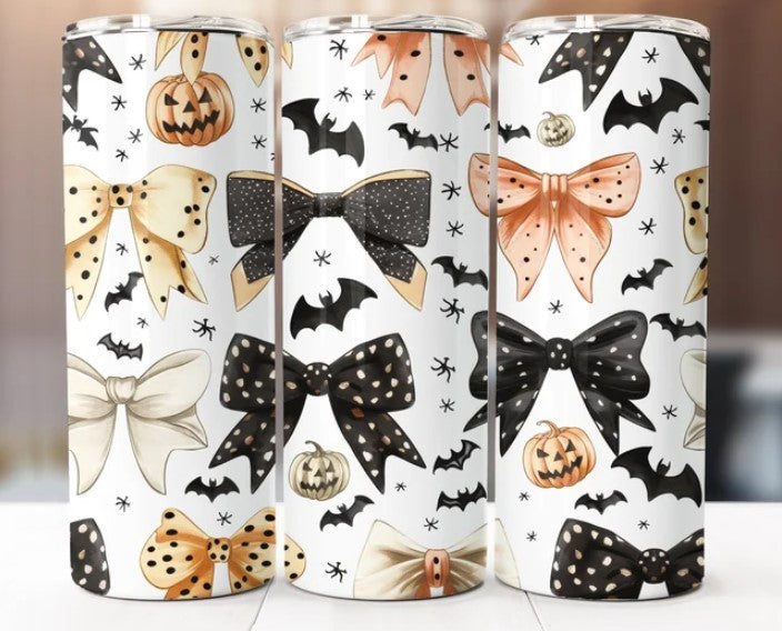 Bats & Bows Sublimation Tumbler