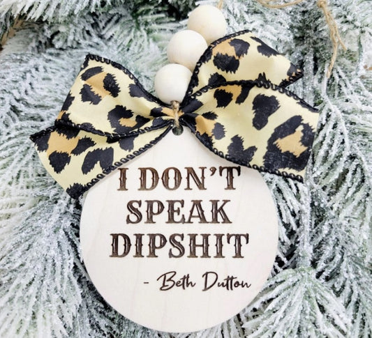 Don't Speak Car Charm