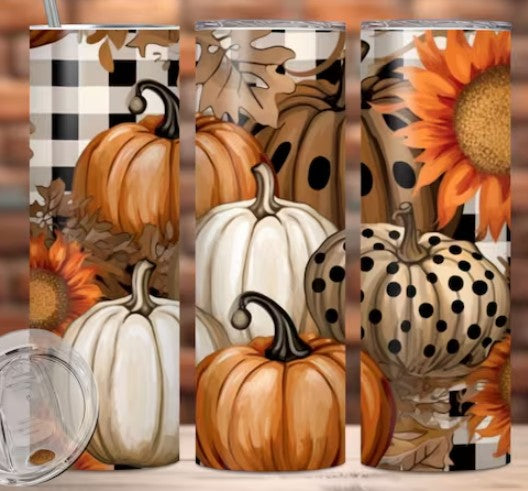 Fall Vibes Sublimation Tumbler