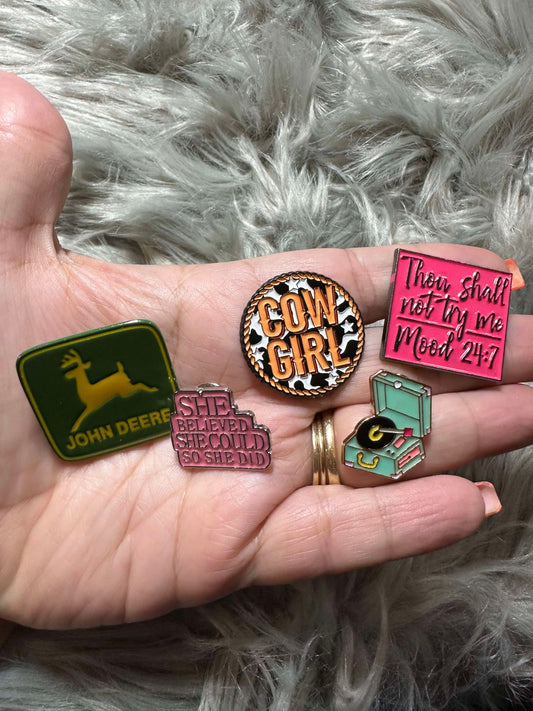 Trucker Hat Large Enamel Pins