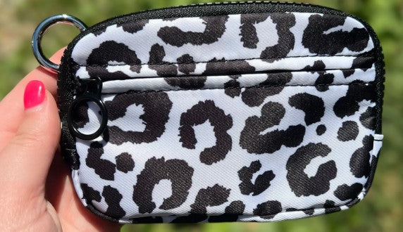 Let's Go Girl Leopard Print Pouch