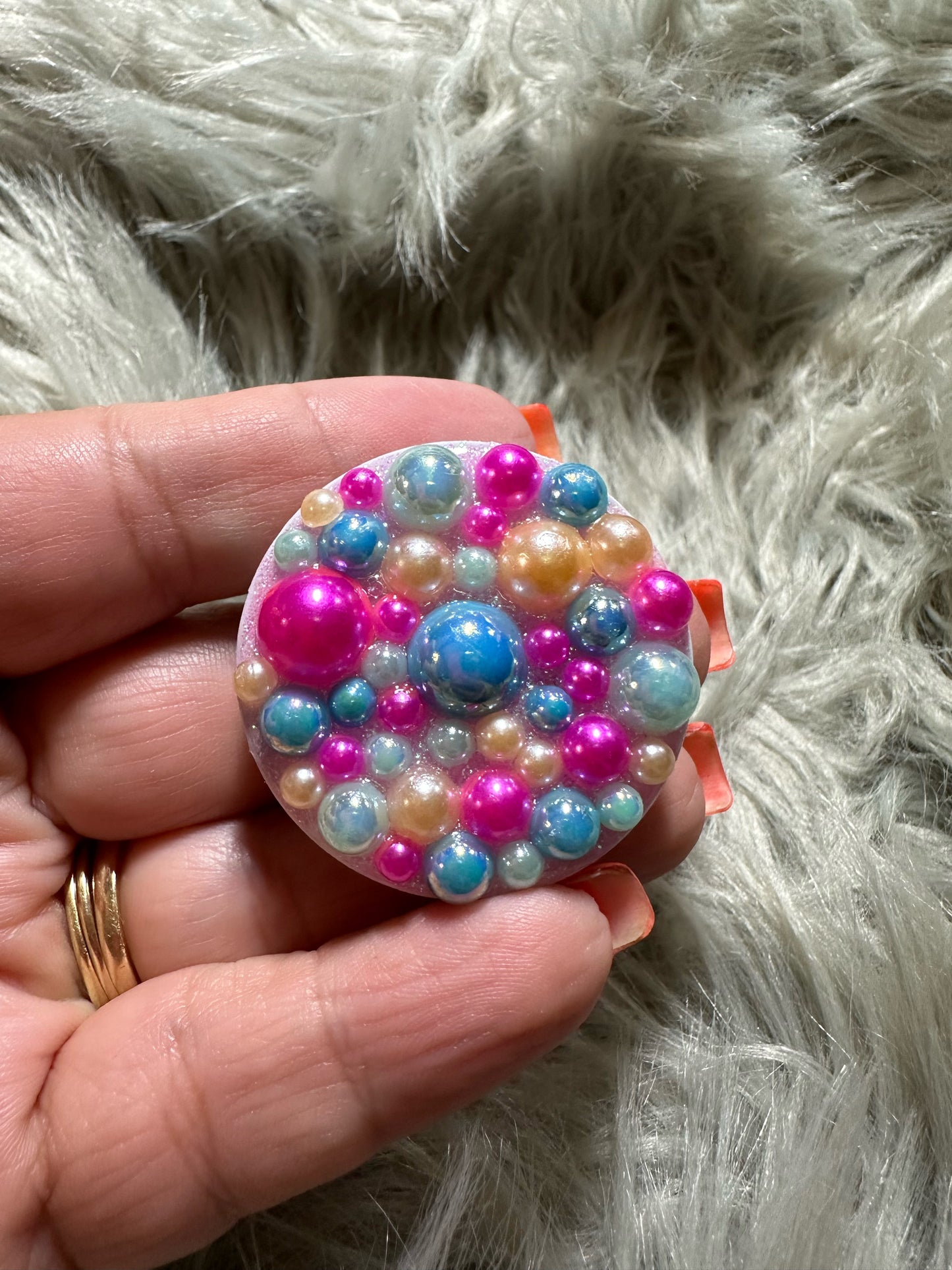 Mermaid Theme Phone Grip (Just Pearls)