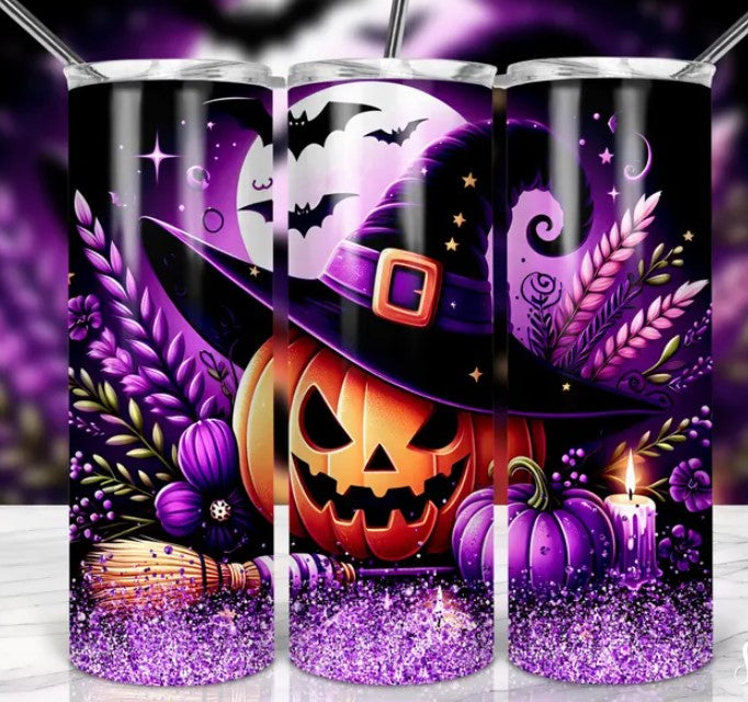 Witchy Pumpkin Sublimation Tumbler