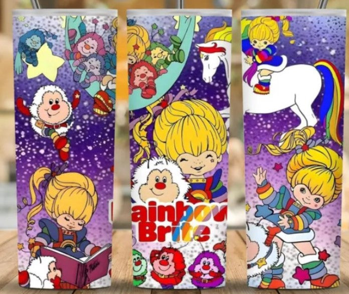 Rainbow Brite Sublimation Tumbler