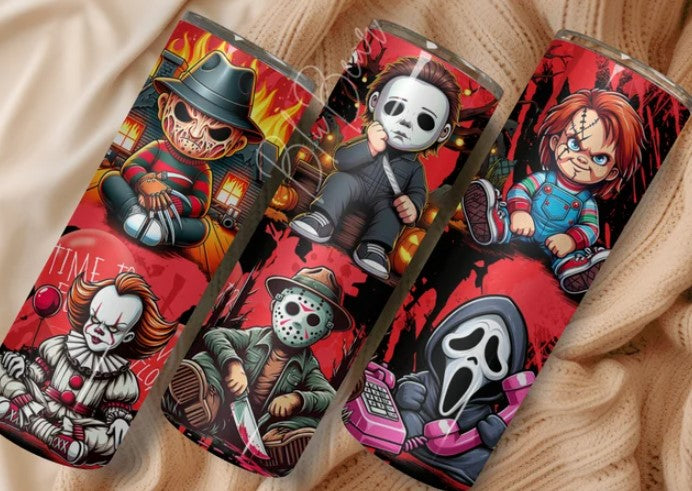 Spooky Lil' Friends Sublimation Tumbler