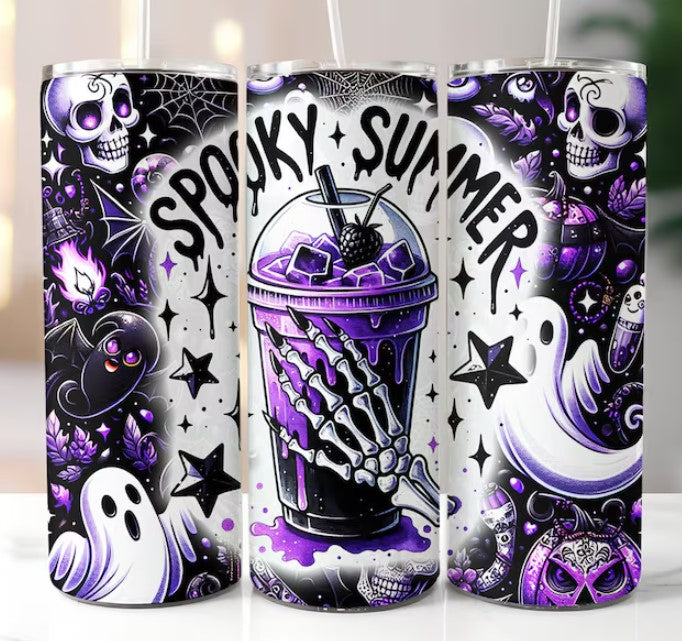 Spooky Summer Sublimation Tumbler