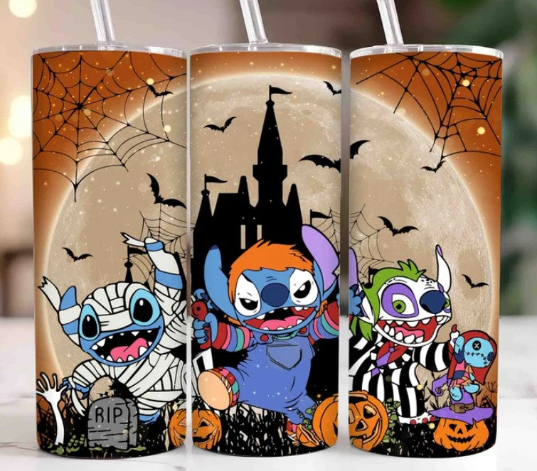 Spooky Blue Mummy Sublimation Tumbler